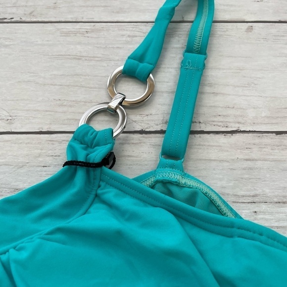 Coco reef Classic Solids Ultra-Fit Underwire Tankini Top Swimsuit 34 DD sliming - Picture 6 of 11